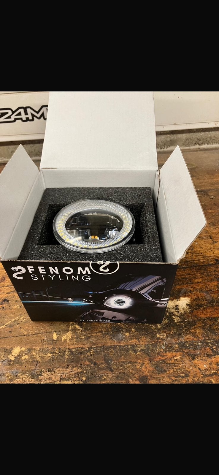 Angel eye Fenom koplamp, Fietsen en Brommers, Brommeronderdelen | Scooters, Ophalen, Nieuw, Koplamp, Overige merken