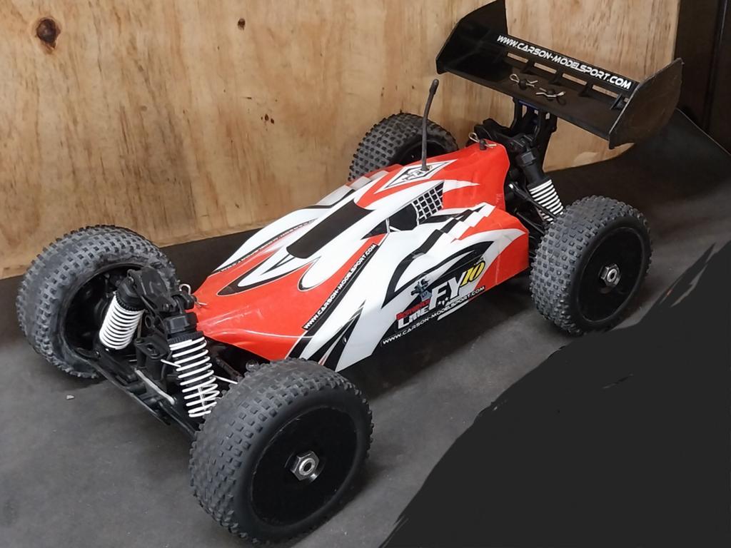 Carson offroad 4x4 ROLLER, Ophalen of Verzenden, Zo goed als nieuw, Schaal 1:10, Auto offroad