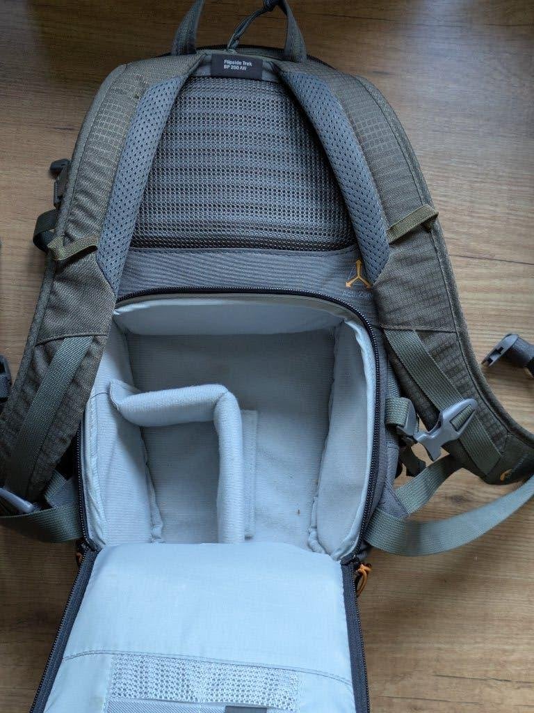 Lowepro Flipside Trek BP AW cameratas, Lowepro, Rugtas, Ophalen of Verzenden, Groen