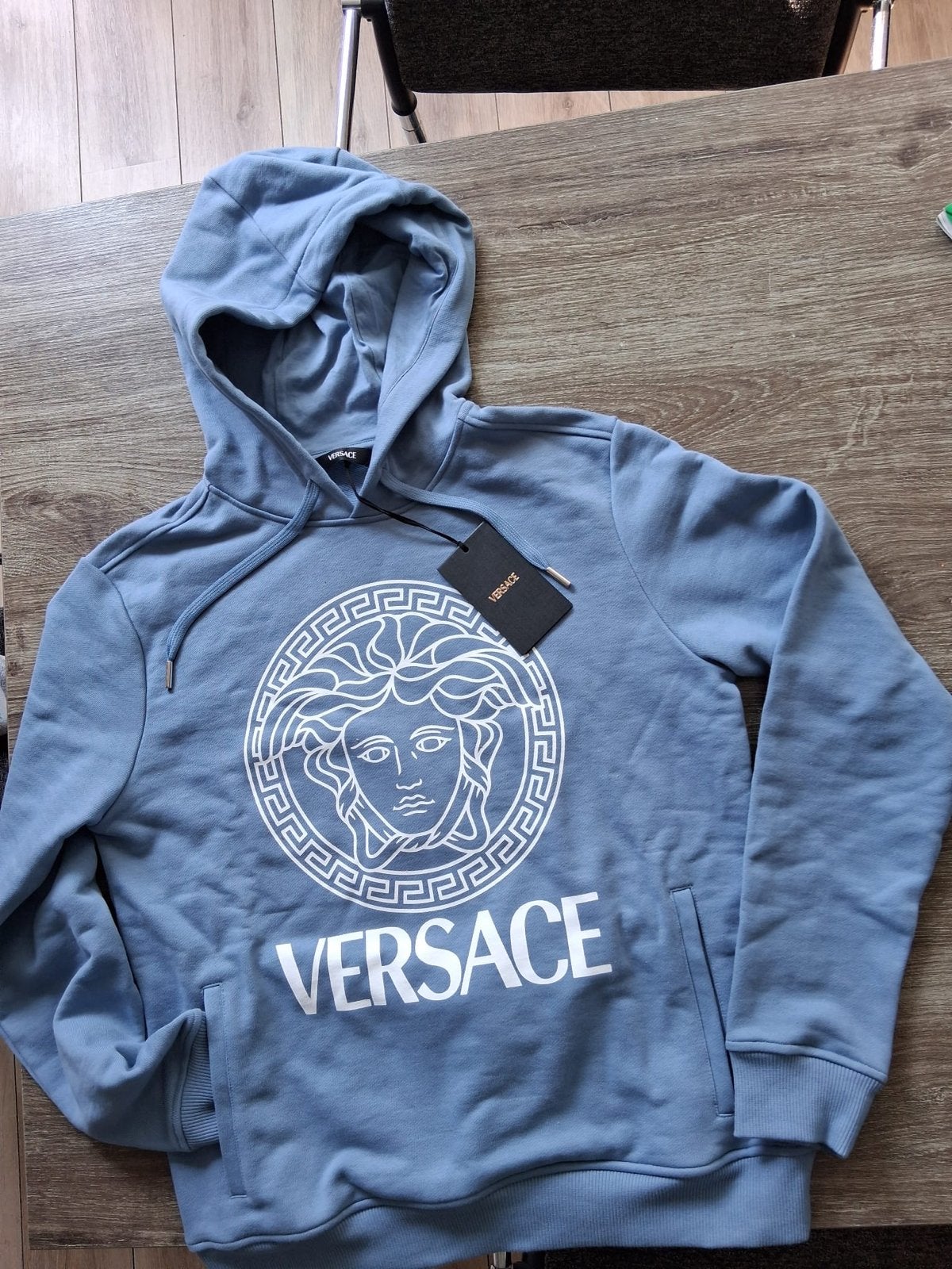 Versace Medusa Hoodie - Nieuw met labels, Ophalen of Verzenden, Nieuw, Maat 48/50 (M), Blauw