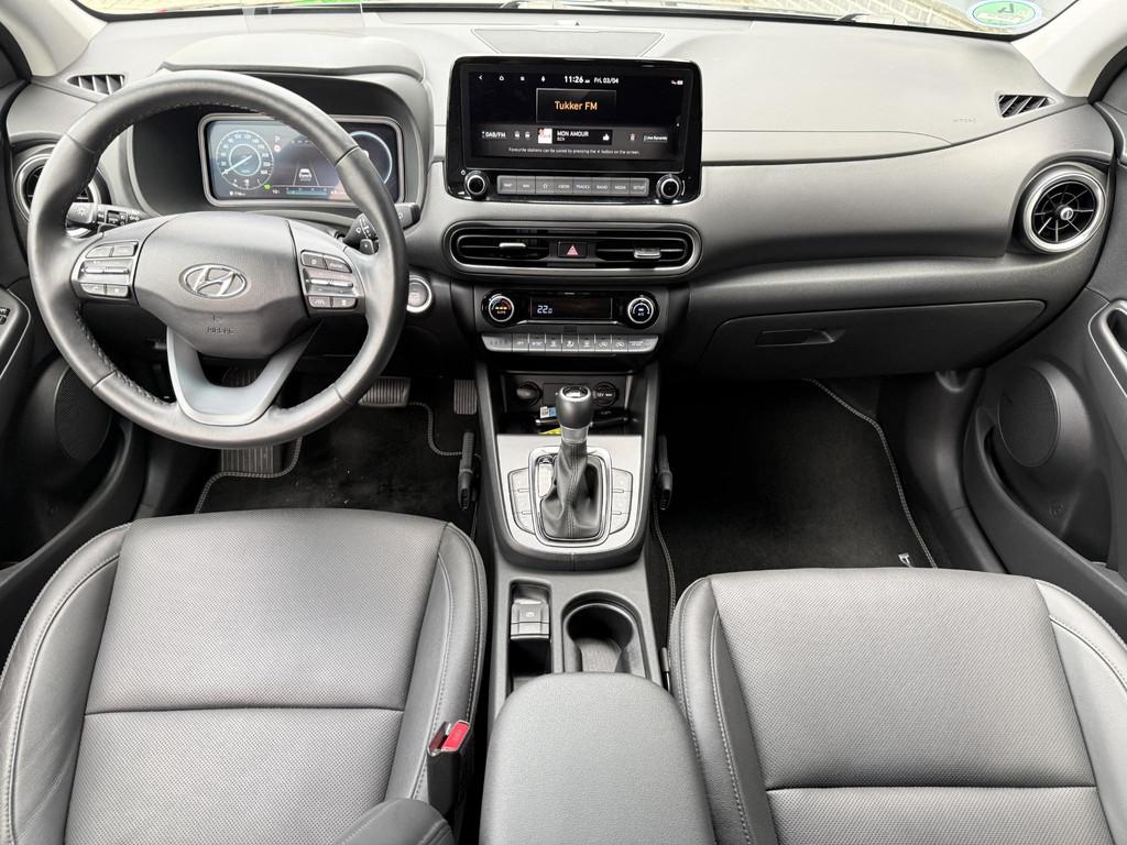 Hyundai Kona 1.6 GDI HEV Premium / Dealer Onderhouden / Trek, Auto's, Hyundai, 2 kWh, Zwart, Origineel Nederlands, SUV of Terreinwagen