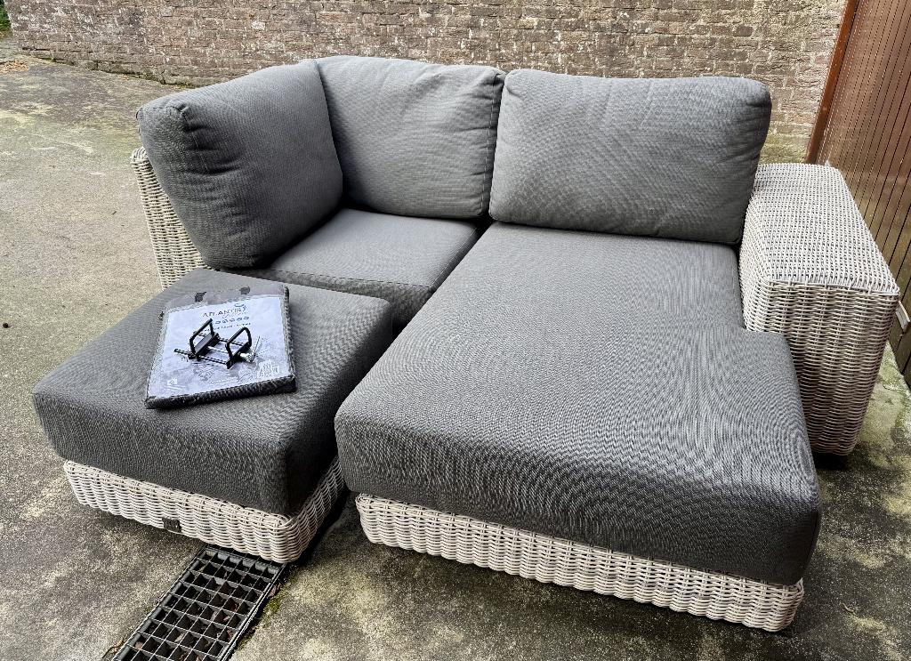 4 Seasons Outdoor (4SO) Loungeset, Gebruikt, Bank, Loungeset, Wicker