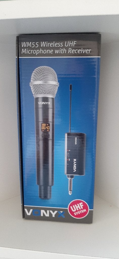 Vonyx WM55 Wireless UHF Microphone NIEUW, Ophalen of Verzenden, Nieuw, Zangmicrofoon