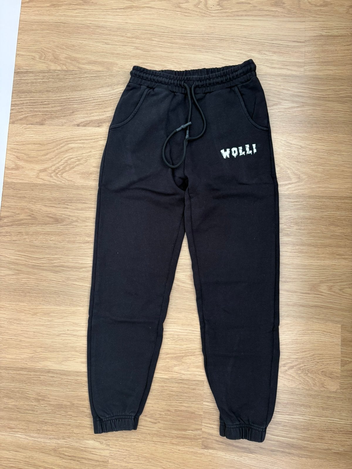 Wolli trainingsbroek XS, Zwart, Overige typen, Ophalen of Verzenden, Zo goed als nieuw