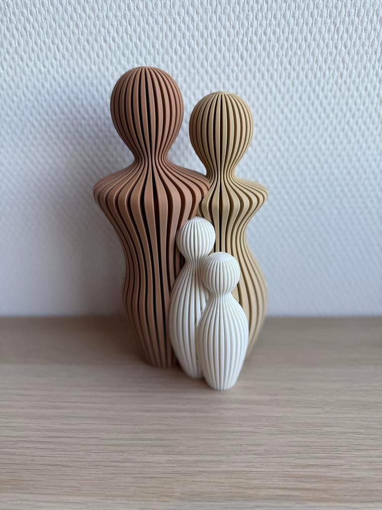 Gezin met 2 kinderen, Ophalen of Verzenden, Nieuw, Mens