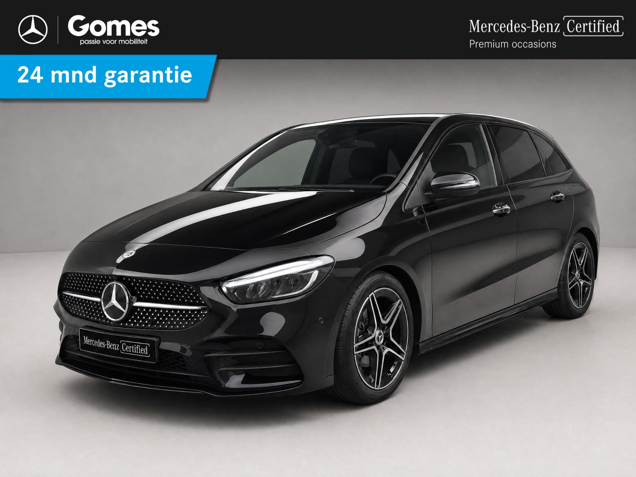 Mercedes-Benz B-klasse 180 Business Solution AMG | Trekhaak, Auto's, 745 kg, Gebruikt, 4 cilinders, Zwart