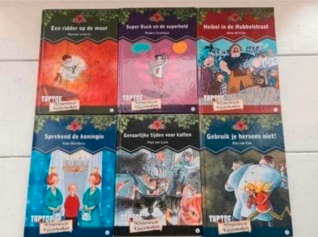 Taptoe Mysterieuze Kinderboeken deel 1,2, 4 tm 7, Boeken, Ophalen of Verzenden, Zo goed als nieuw, Sprookjes