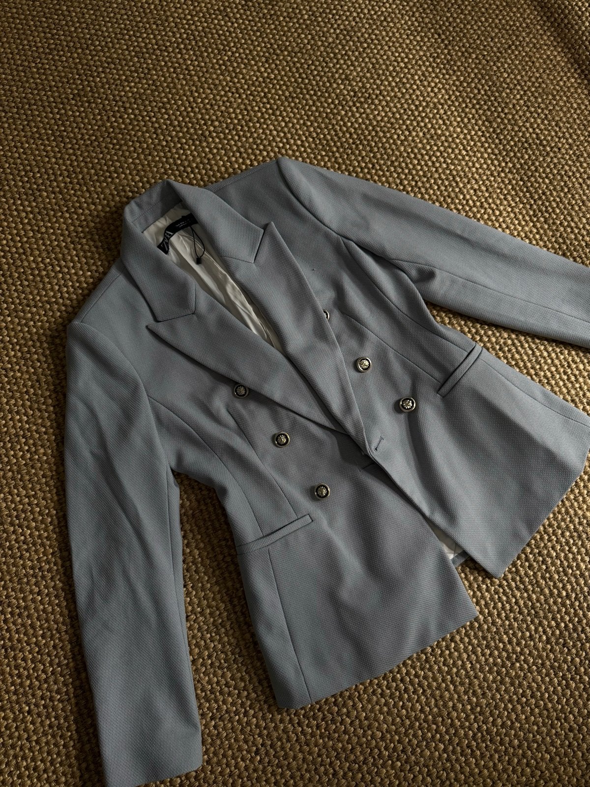 Zara Blazer Lichtblauw Maat M, Maat 38/40 (M), Blauw, Ophalen of Verzenden, Zo goed als nieuw