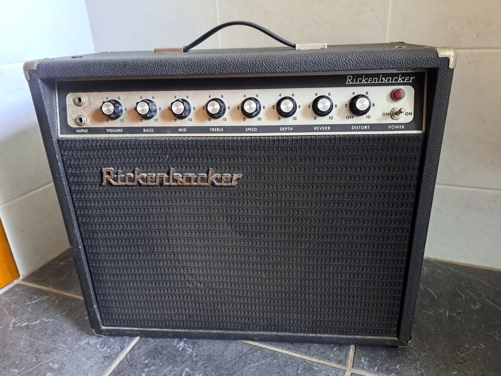 Rickenbacker TR25 vintage versterker made in USA, Ophalen of Verzenden, Gebruikt, Gitaar, Minder dan 50 watt