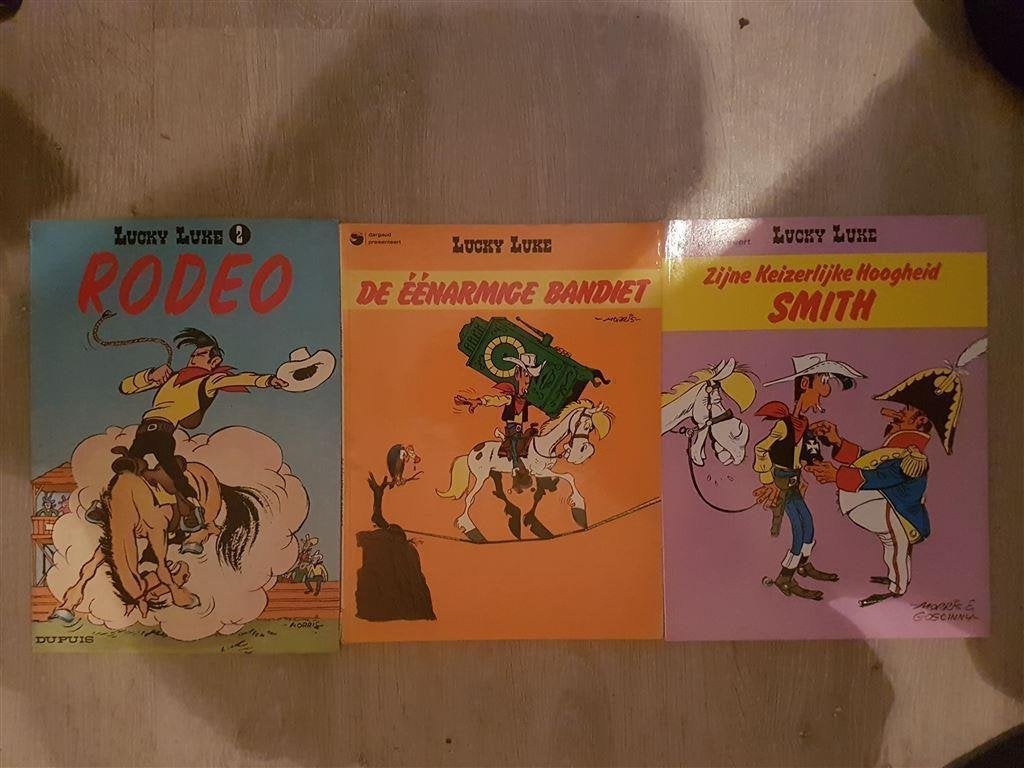 70x lucky luke-goede staat-losse verkoop, Eén stripboek, Ophalen of Verzenden, Zo goed als nieuw