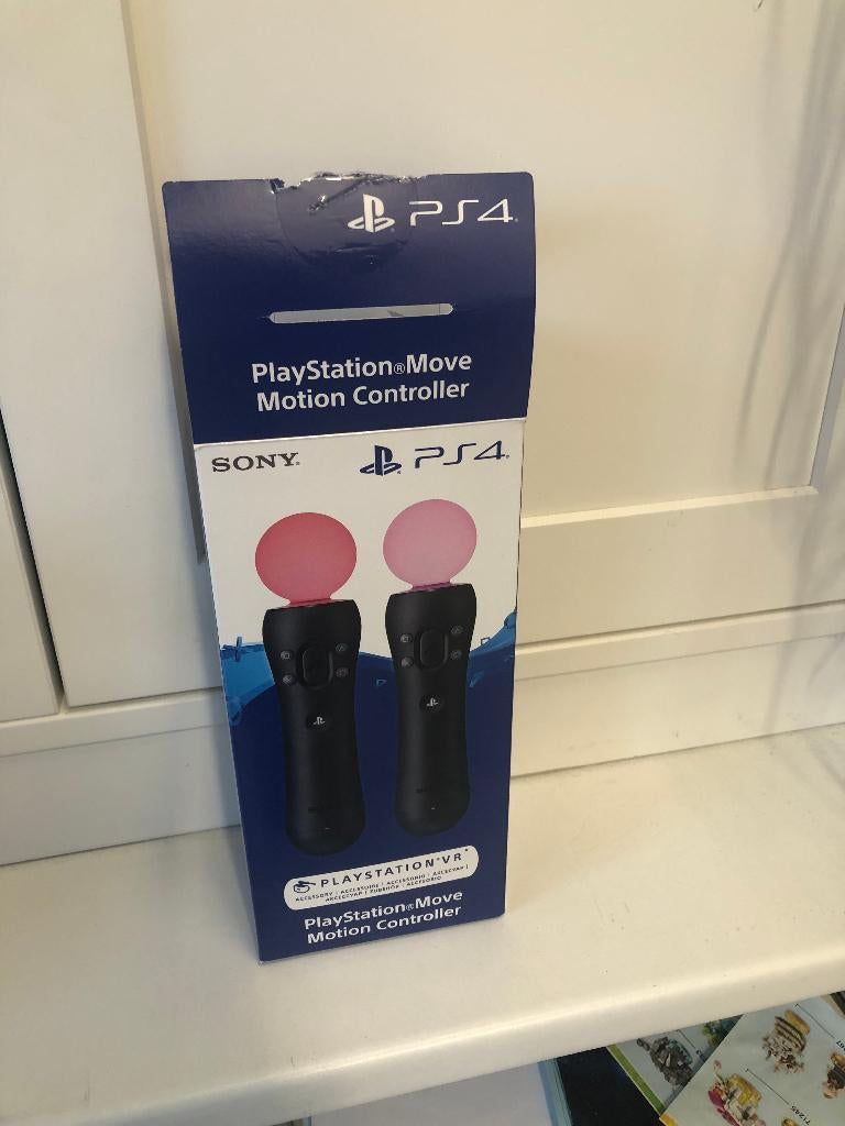 2 x Move controller PS4 (zgan) (twinpack), Overige genres, 1 speler, Ophalen of Verzenden, Zo goed als nieuw