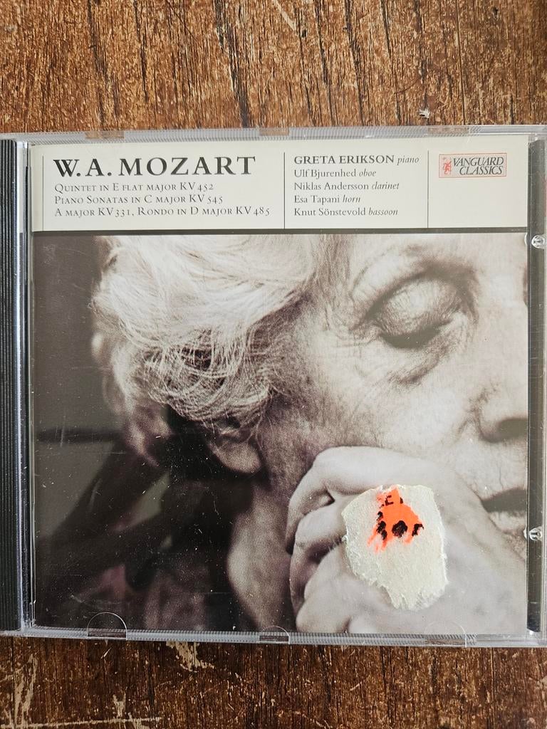 W.A. Mozart - Quintet, Piano Sonatas, Rondo (CD), Cd's en Dvd's, Ophalen of Verzenden, Classicisme, Zo goed als nieuw, Kamermuziek