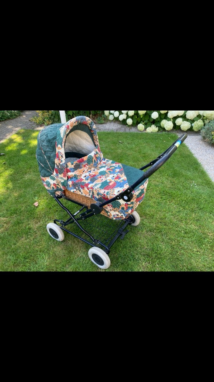 Retro Teutonia kinderwagen met reiswieg en parasol, Kinderen en Baby's, Kinderwagens en Combinaties, Gebruikt, Combiwagen, Met reiswieg