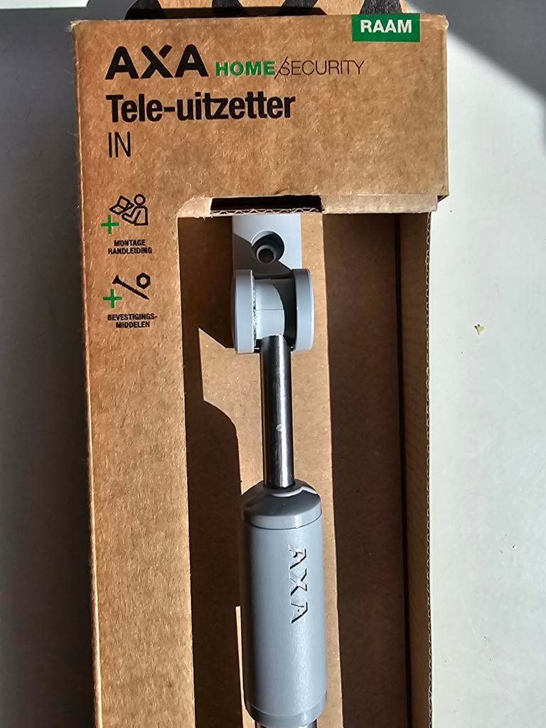 AXA Telescopische Raam Uitzetter - Tele-uitzetter IN, Doe-het-zelf en Verbouw, Hang- en Sluitwerk, Nieuw, Ophalen of Verzenden
