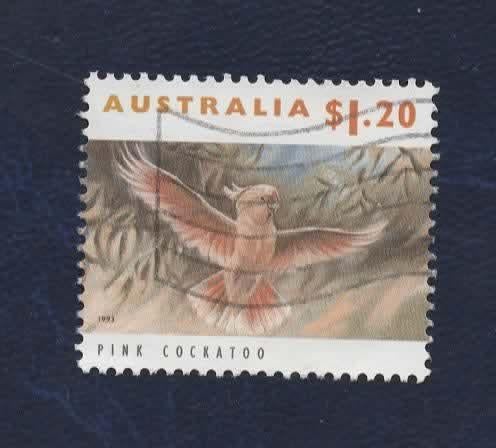 Fauna - Dieren - Kaketoe - Australie € 1,20 - gebr, Verzenden, Gestempeld, Dier of Natuur
