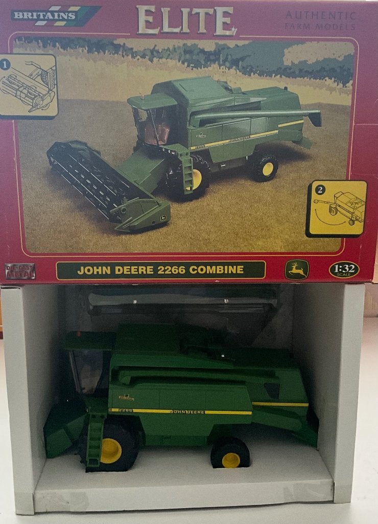 JOHN DEERE 2266 COMBINE.  BRITAINS nooit uit doos gehaald, Hobby en Vrije tijd, Modelauto's | 1:32, Verzenden, Nieuw, Tractor of Landbouw