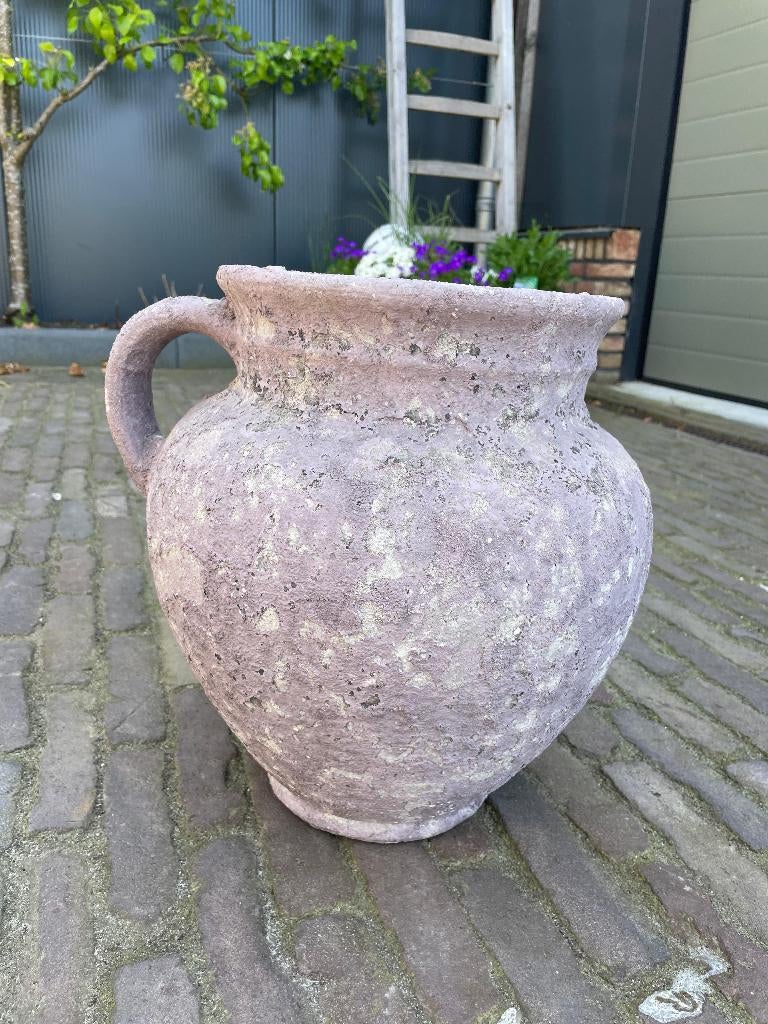 Robuuste pot vaas interieur inrichting woonaccessoires, Huis en Inrichting, Woonaccessoires | Vazen, Ophalen, Gebruikt, Overige kleuren