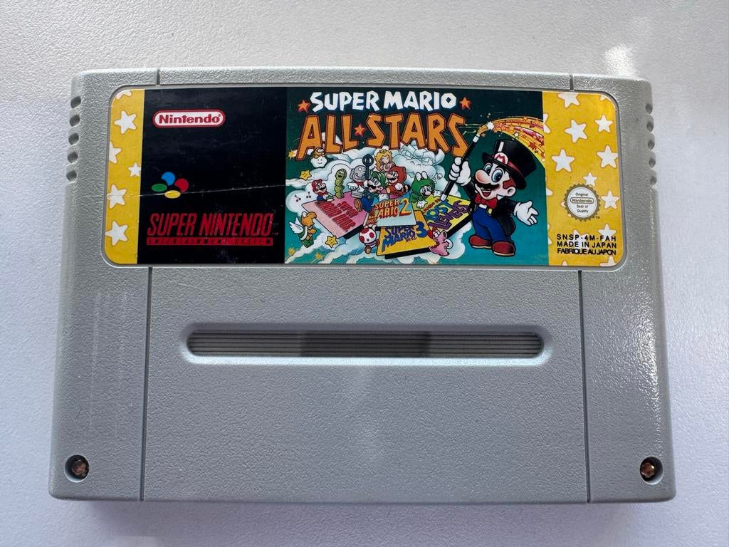 Super Mario All-Stars SNES - Klassieke Mario-collectie, Gebruikt, 1 speler, Ophalen of Verzenden, Vanaf 3 jaar