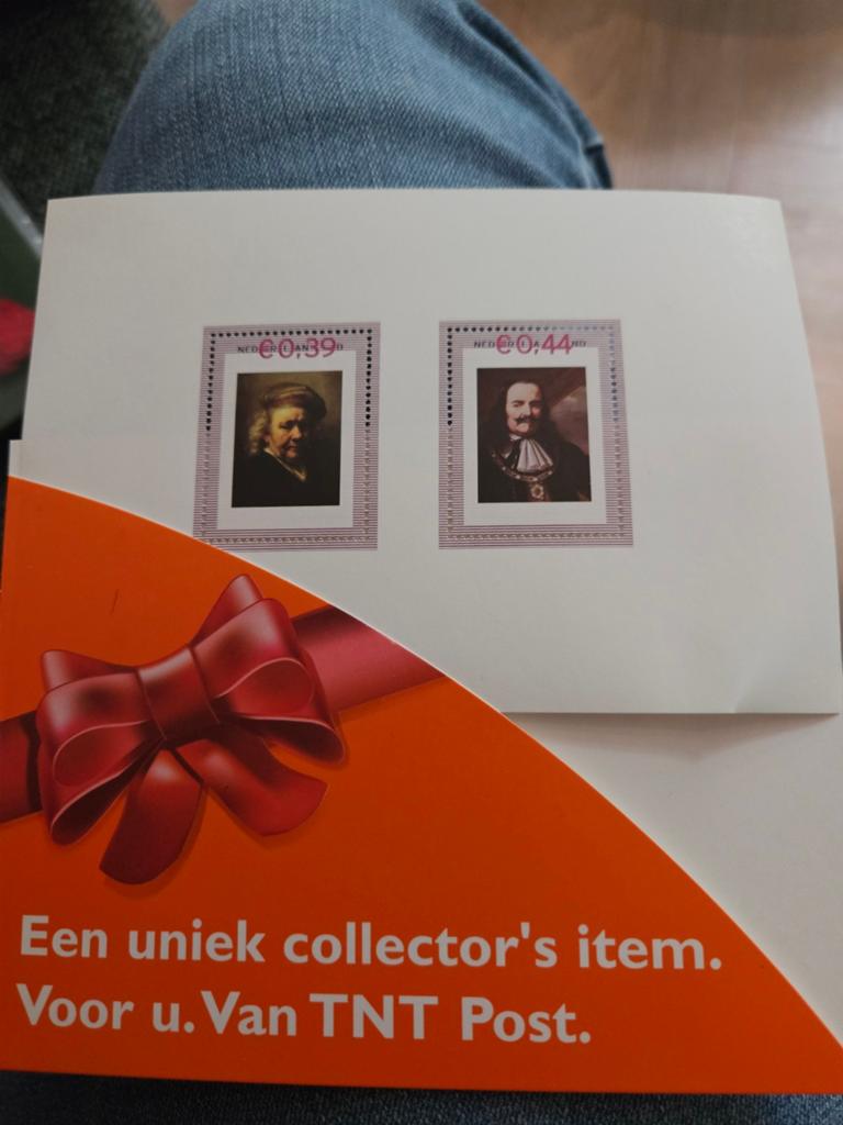 TNT Postzegels Rembrandt en Michiel de Ruyter (2007), Ophalen of Verzenden, Na 1940, Postfris