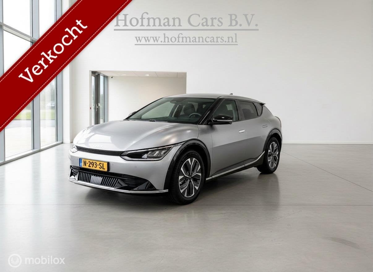 Kia EV6 Plus 77.4 kWh | SOH 100% | Silver Mat Metallic | Led, Auto's, Automaat, 228 pk, Achterwielaandrijving, Gebruikt