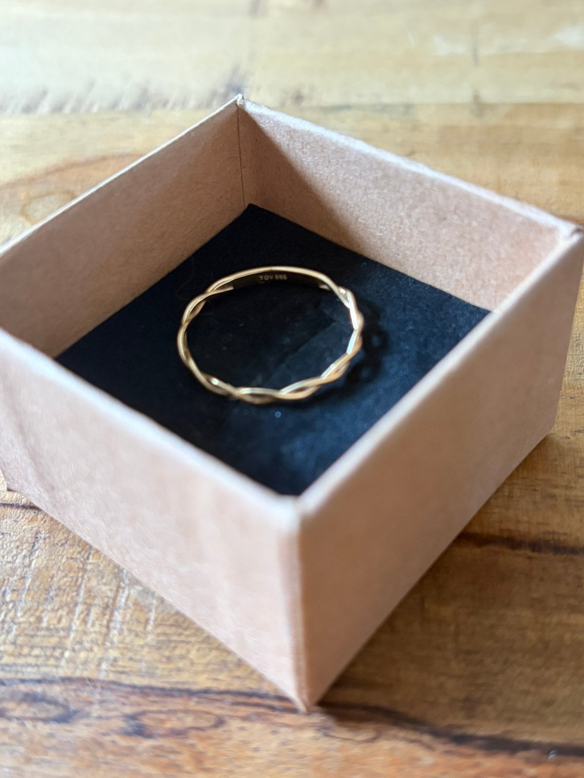 Ring goud 14k maat 19 TOV essentials, 18 tot 19, Verzenden, Zo goed als nieuw, Dame