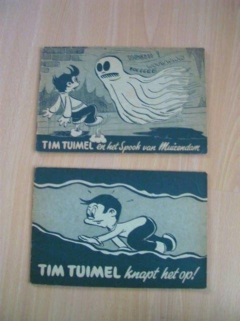 Tim Tuimel, 2 oude stripboekjes, Boeken, Meerdere stripboeken, Ophalen of Verzenden, Gelezen