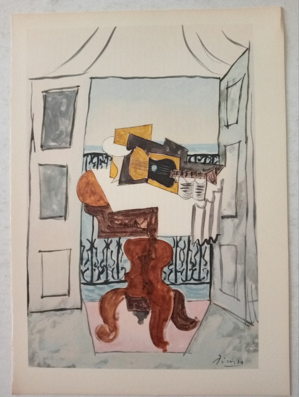 Pablo Picasso offset prent, Ophalen of Verzenden