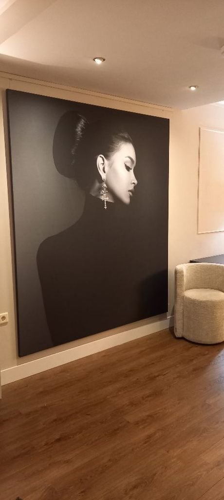 Beautiful Lady I Wisseldoek voor ArtFrame 180x210, Huis en Inrichting, Geluiddempend, 210 cm, Schilderij, Meerkleurig