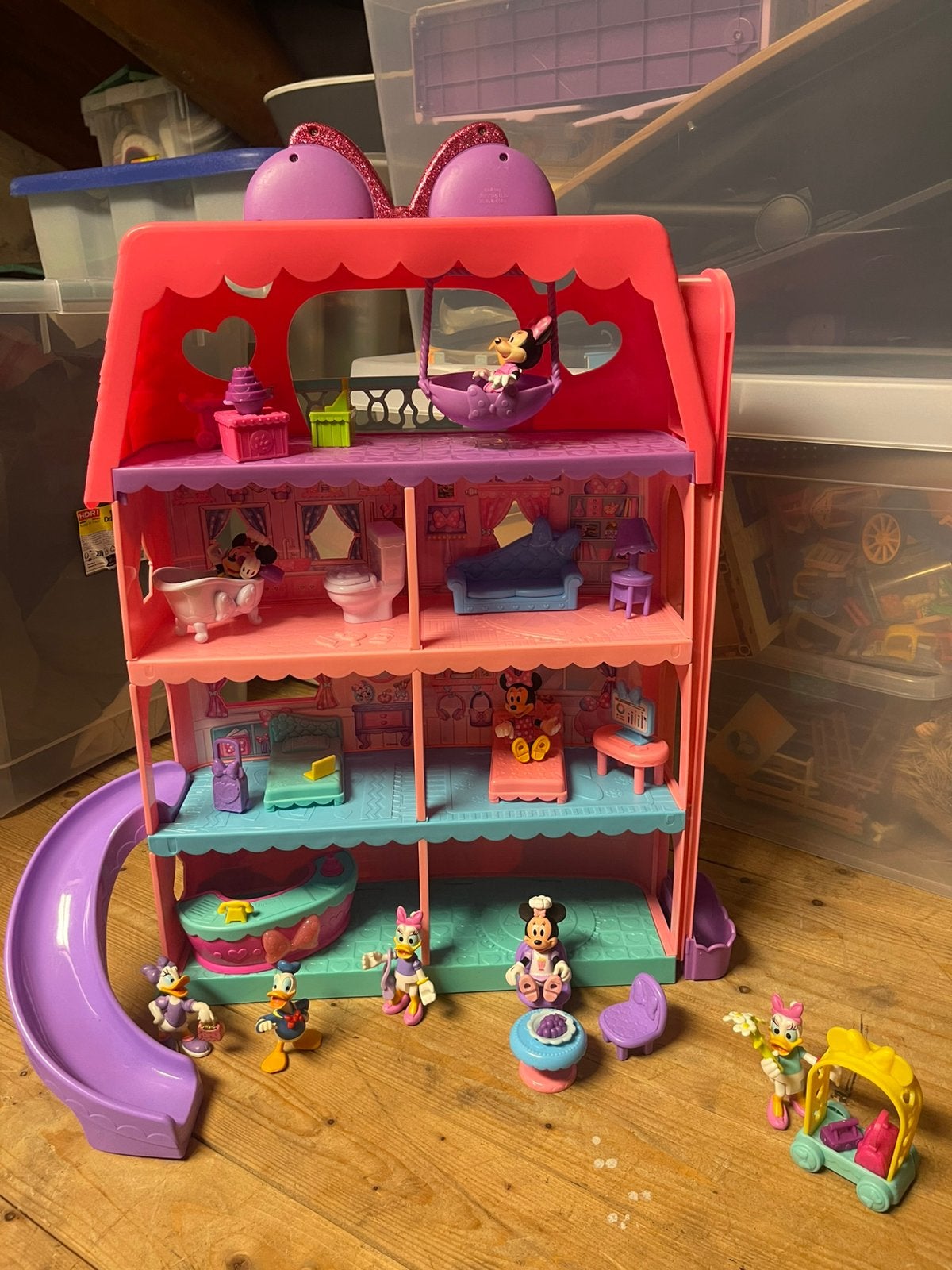 Minnie mouse hotel, Ophalen, Zo goed als nieuw, Poppenhuis
