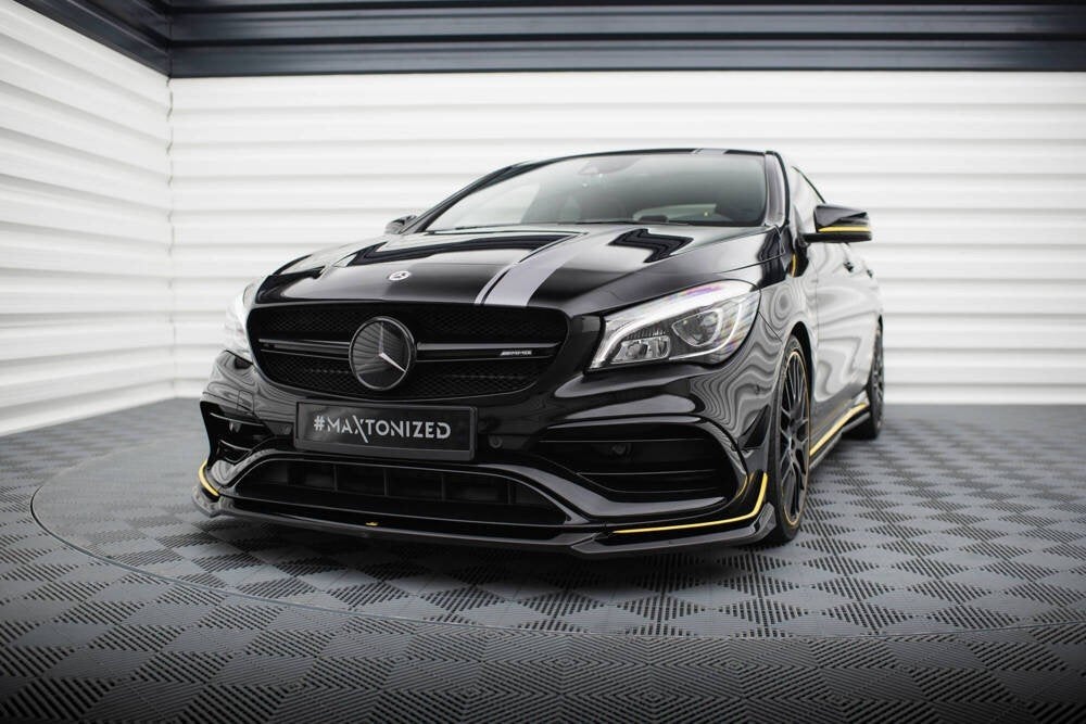 Voorlip sideskirt spoiler diffuser - AMG CLA 45 C117 17-19
