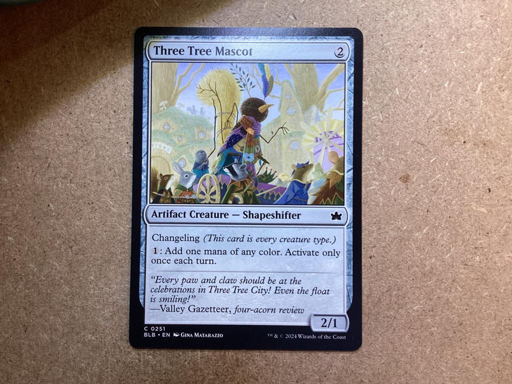 1x Three Tree Mascot [0251] (Near Mint), Ophalen of Verzenden, Zo goed als nieuw, Losse kaart