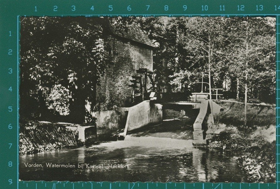 Vorden 1960 Molen Hackfort Foto Ansichtkaart 1058 jdu, Verzamelen, Verzenden, 1940 tot 1960, Gelopen, Gelderland