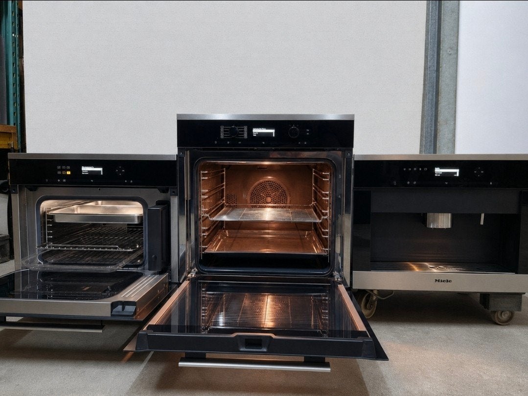 Miele Premium Inbouwset – DGM6401 + H6460BP + CVA6405, Combimagnetron, Crisp, Refurbished, Ophalen of Verzenden