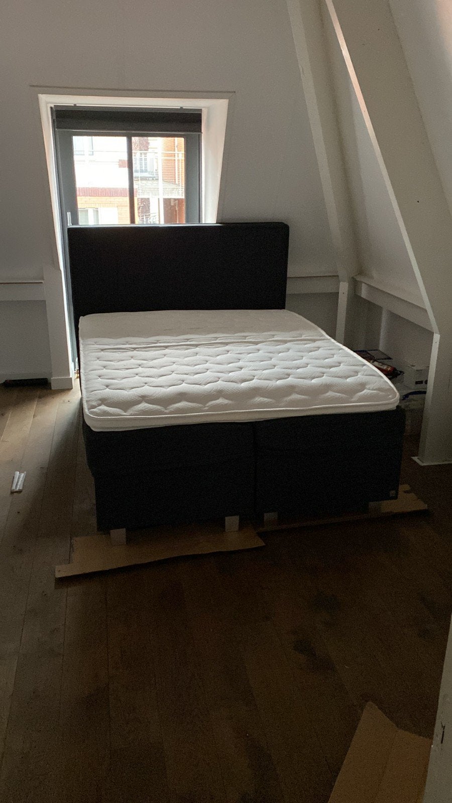 Tweepersoons bed met opberguimte, Ophalen, Gebruikt, Tweepersoons, 200 cm