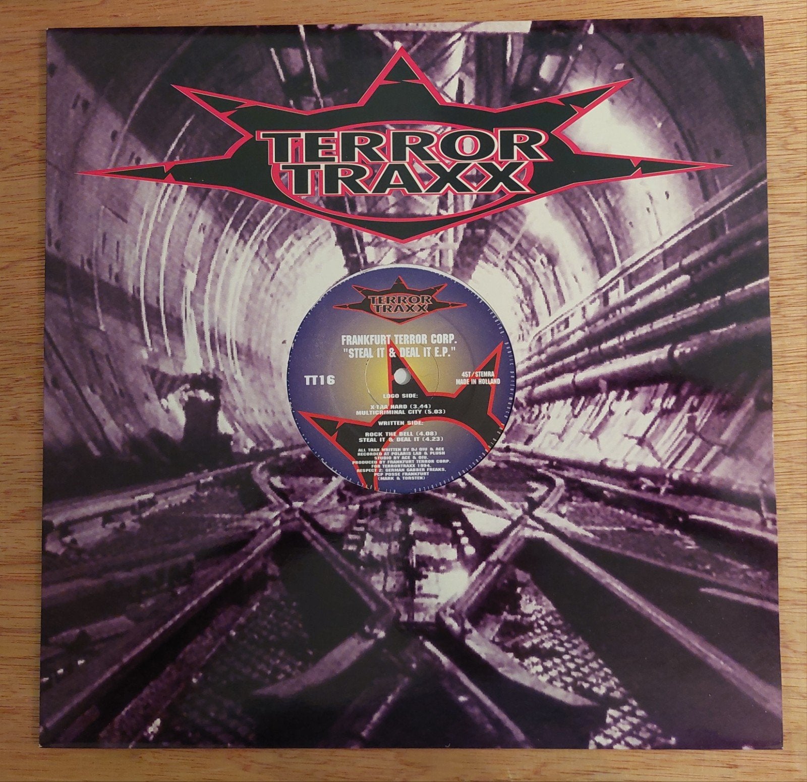Frankfurt Terror Corp. - Steal It & Real It E.P., Hardcore, Ophalen of Verzenden, Zo goed als nieuw, Originele persing
