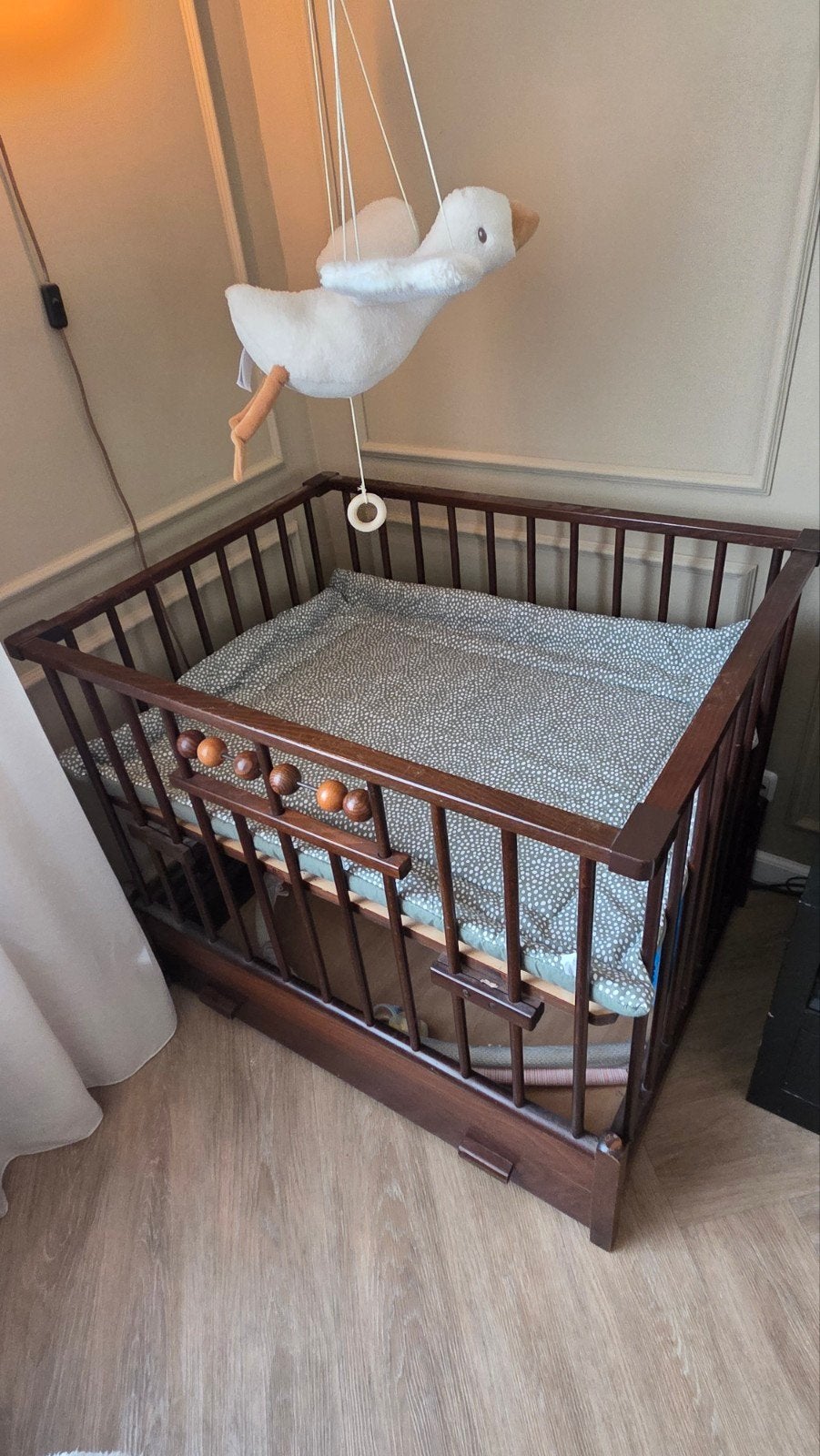 Vintage babybox box, Ophalen, Gebruikt, Boxkleed