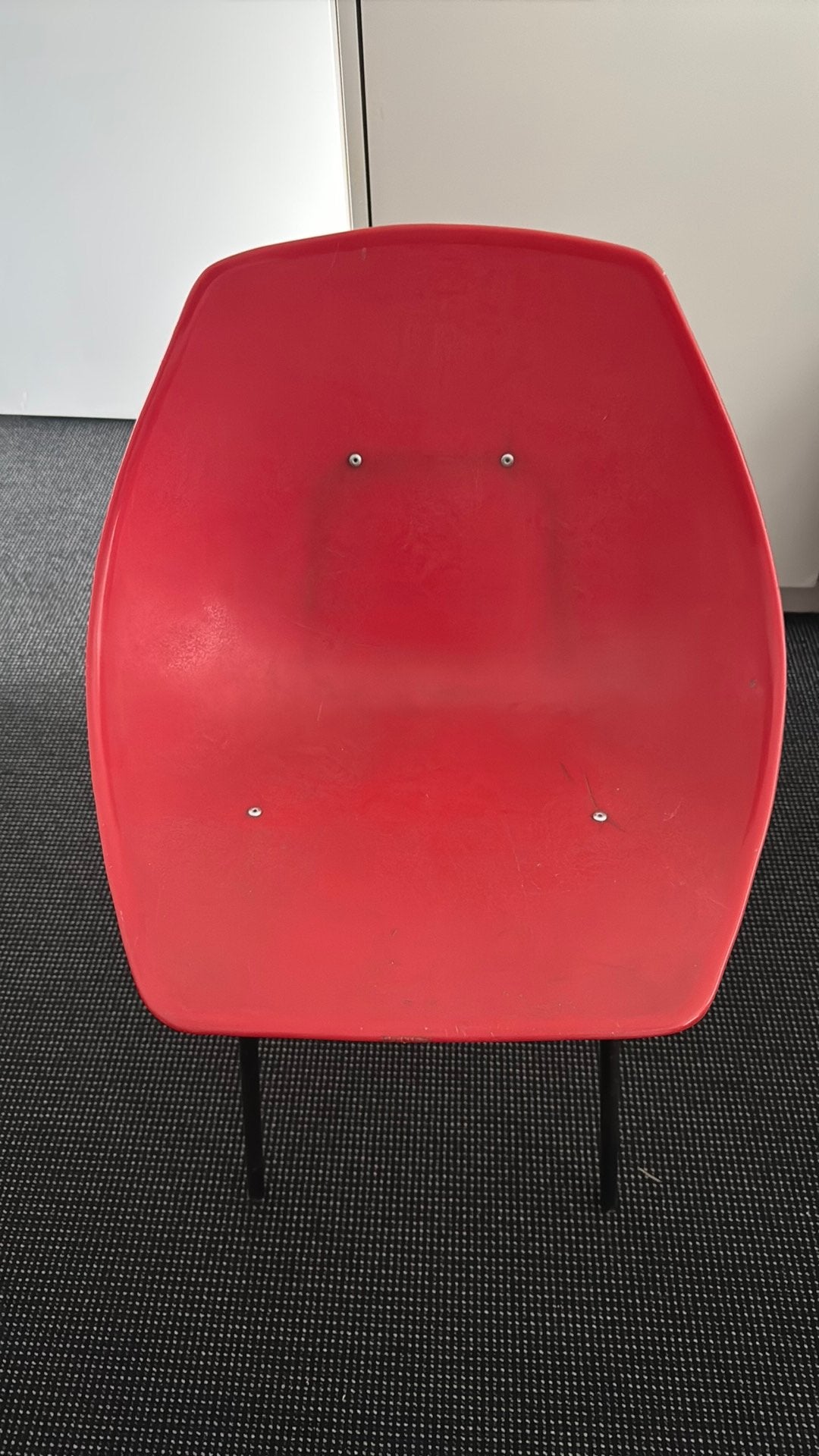 Kuipstoel jaren 60, Huis en Inrichting, Ophalen, Jaren 60, Eén, Rood
