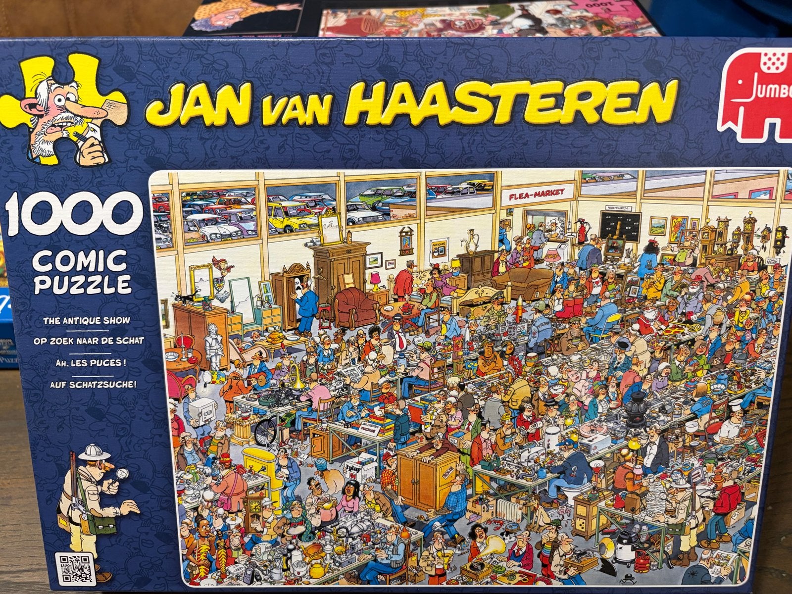 Jan van Haasteren 1000 stukjes - The Antique Show, Ophalen, 500 t/m 1500 stukjes, Gebruikt, Legpuzzel