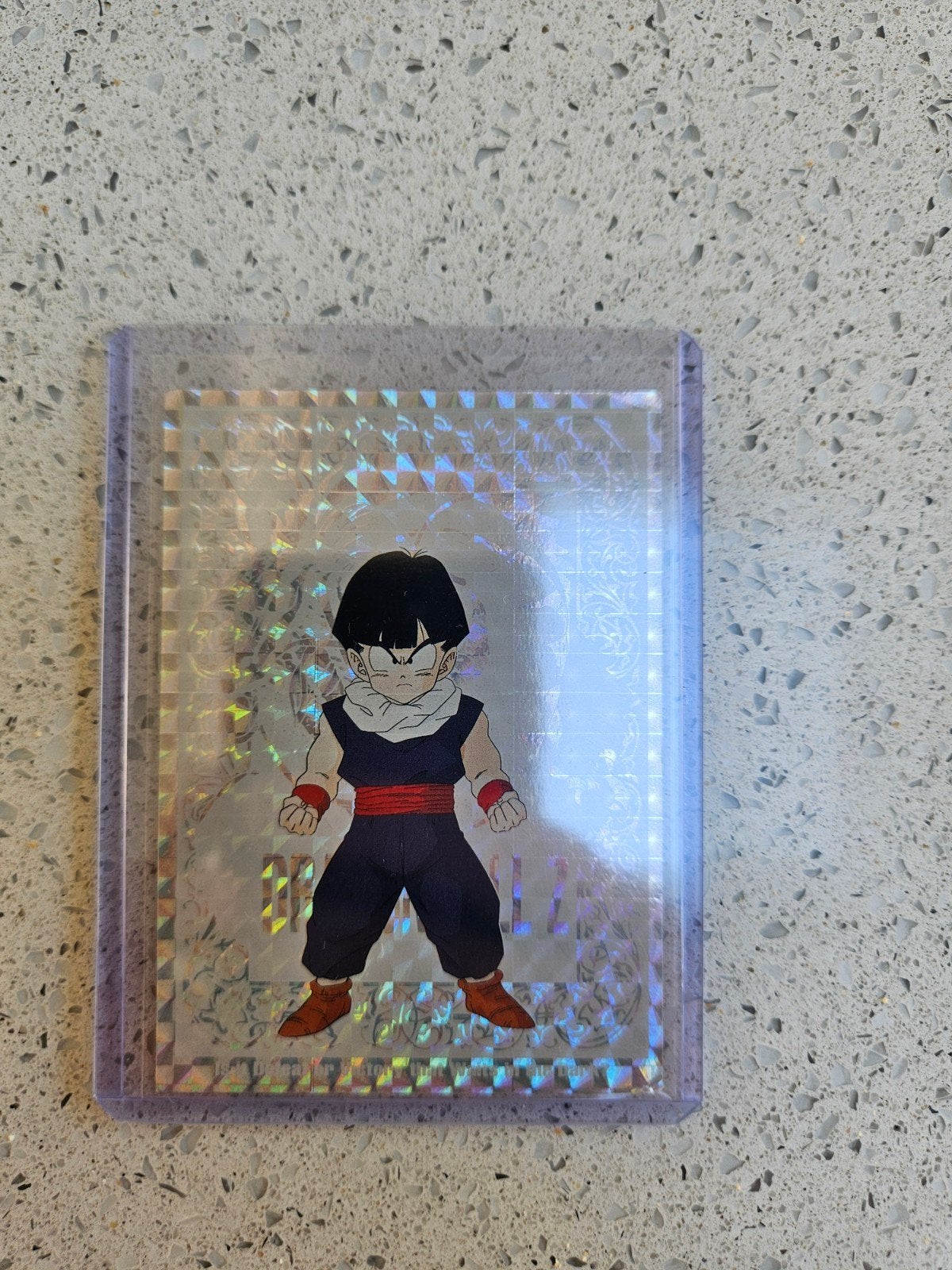 Dragonball Z kaart Gohan G8 1998, Ophalen, Zo goed als nieuw, Losse kaart, Foil