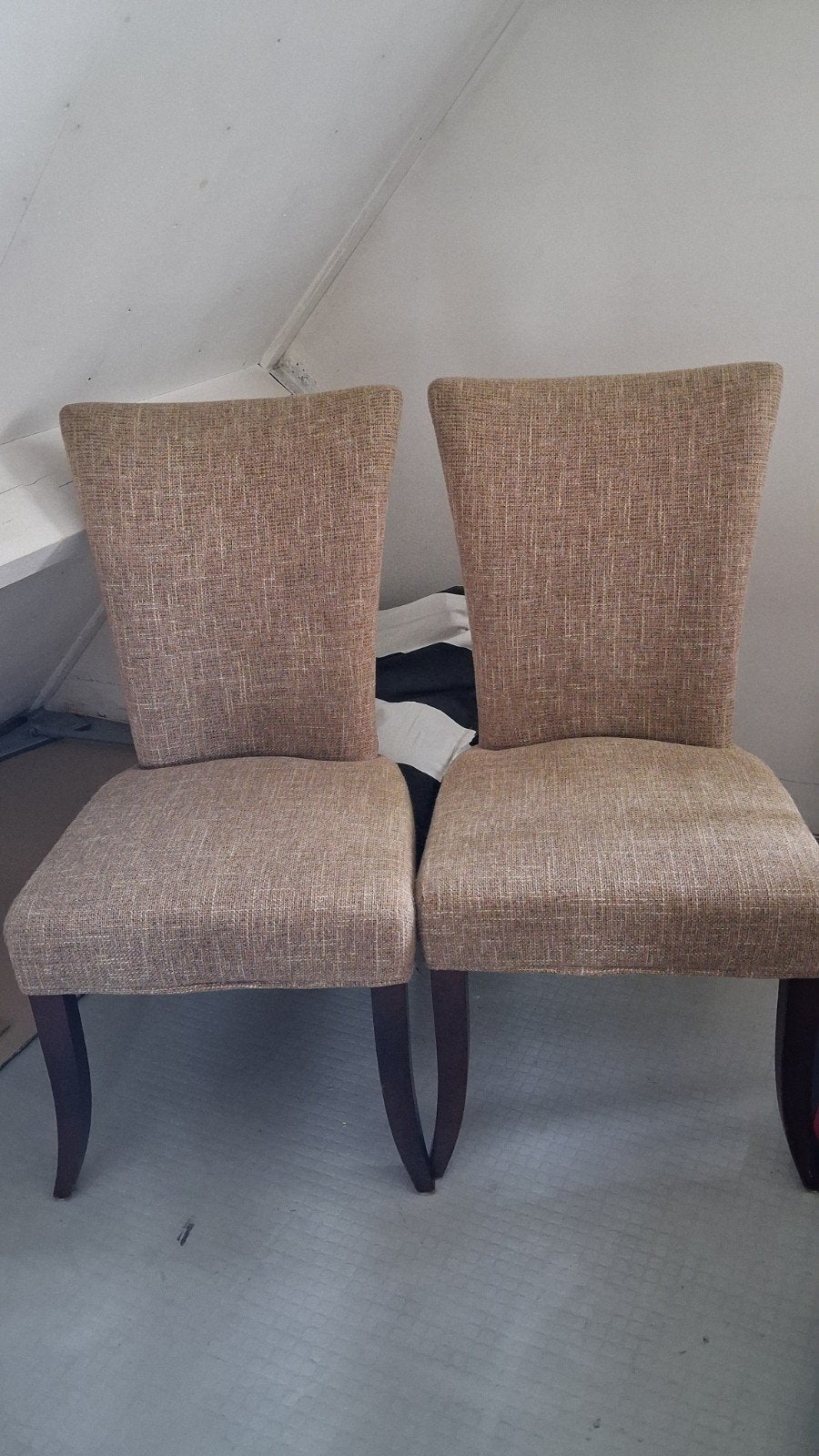 Eetkamer stoelen 2, Ophalen, Zo goed als nieuw, Minder dan 75 cm, 50 tot 75 cm