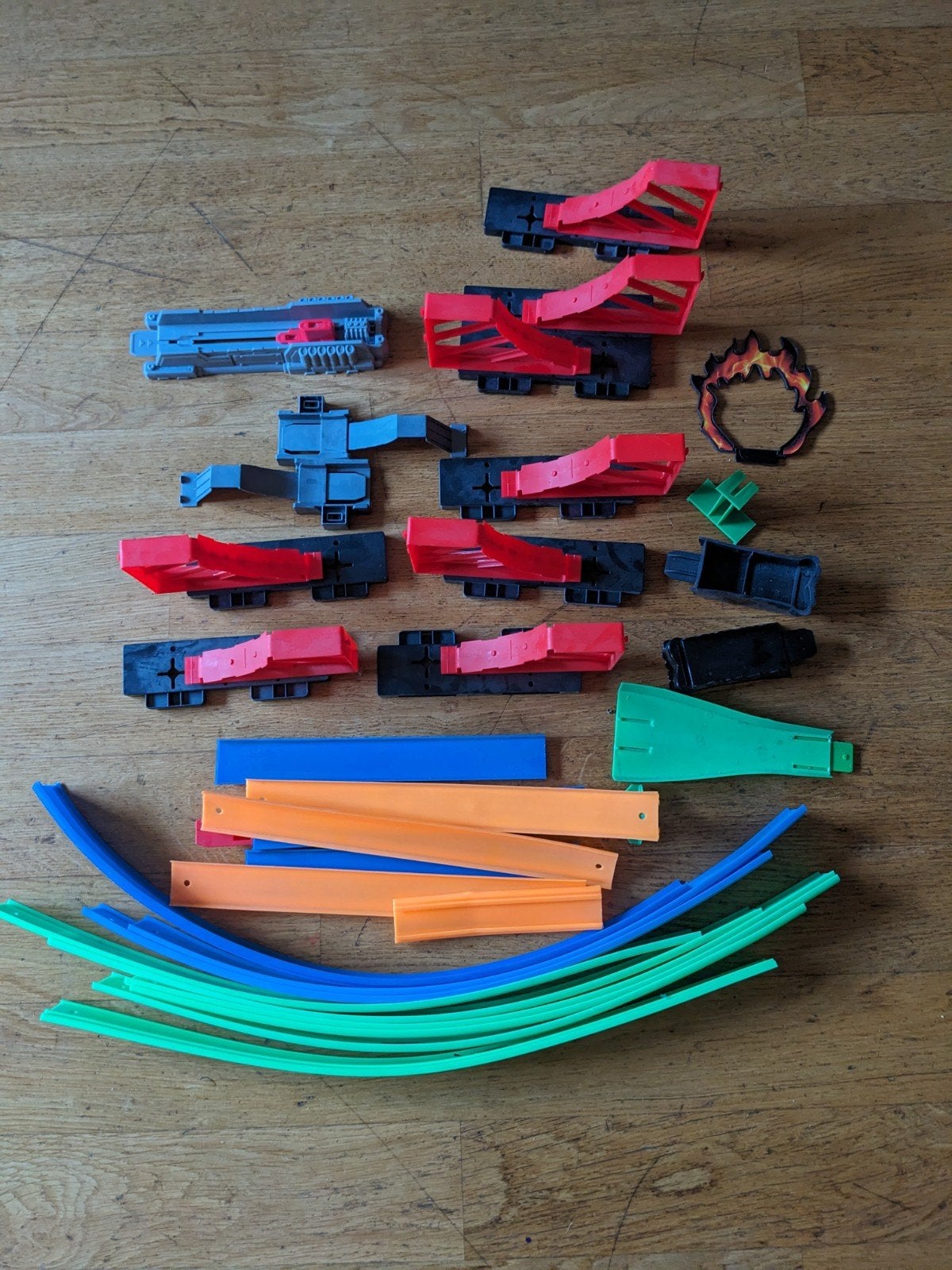 B-merk racebaan, Ophalen, Zo goed als nieuw, Handmatig, Hot Wheels