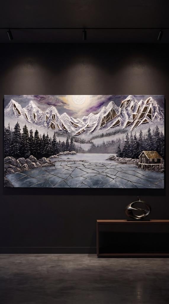 Silent Horizon, Antiek en Kunst, Kunst | Schilderijen | Modern, Ophalen of Verzenden