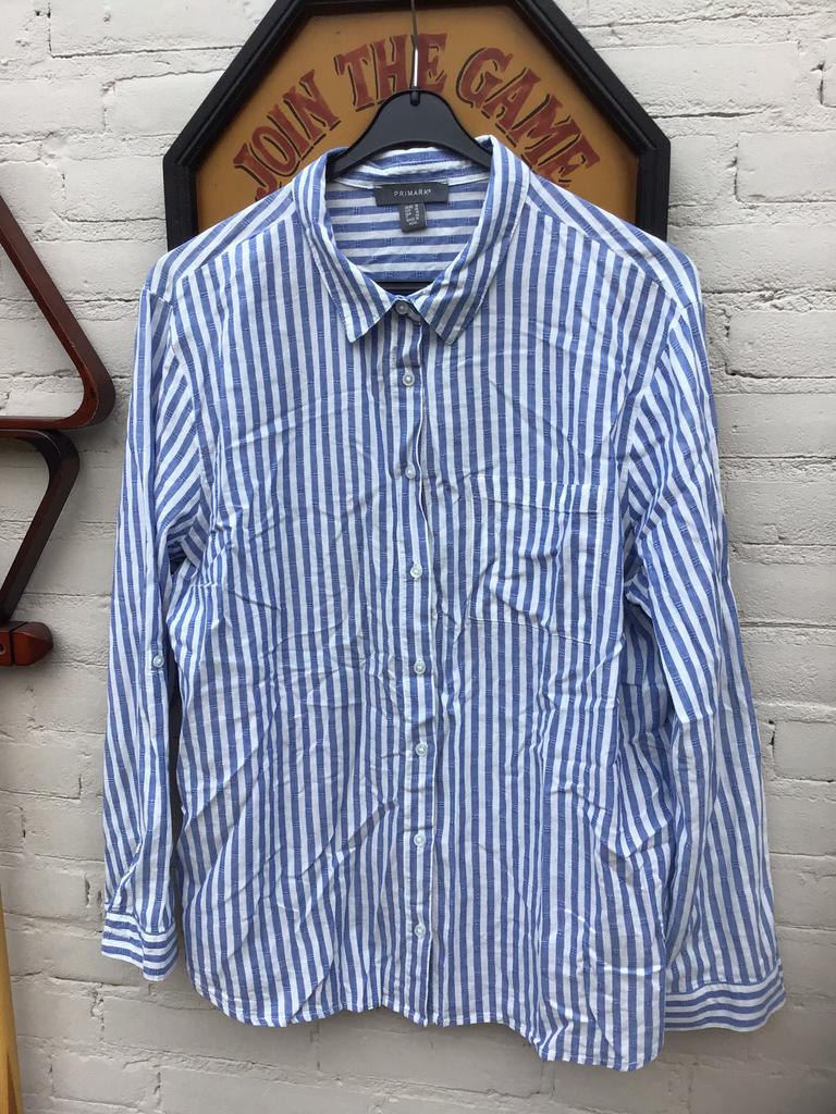 Blouses blauw/wit streep 42 Primark, Ophalen of Verzenden, Zo goed als nieuw