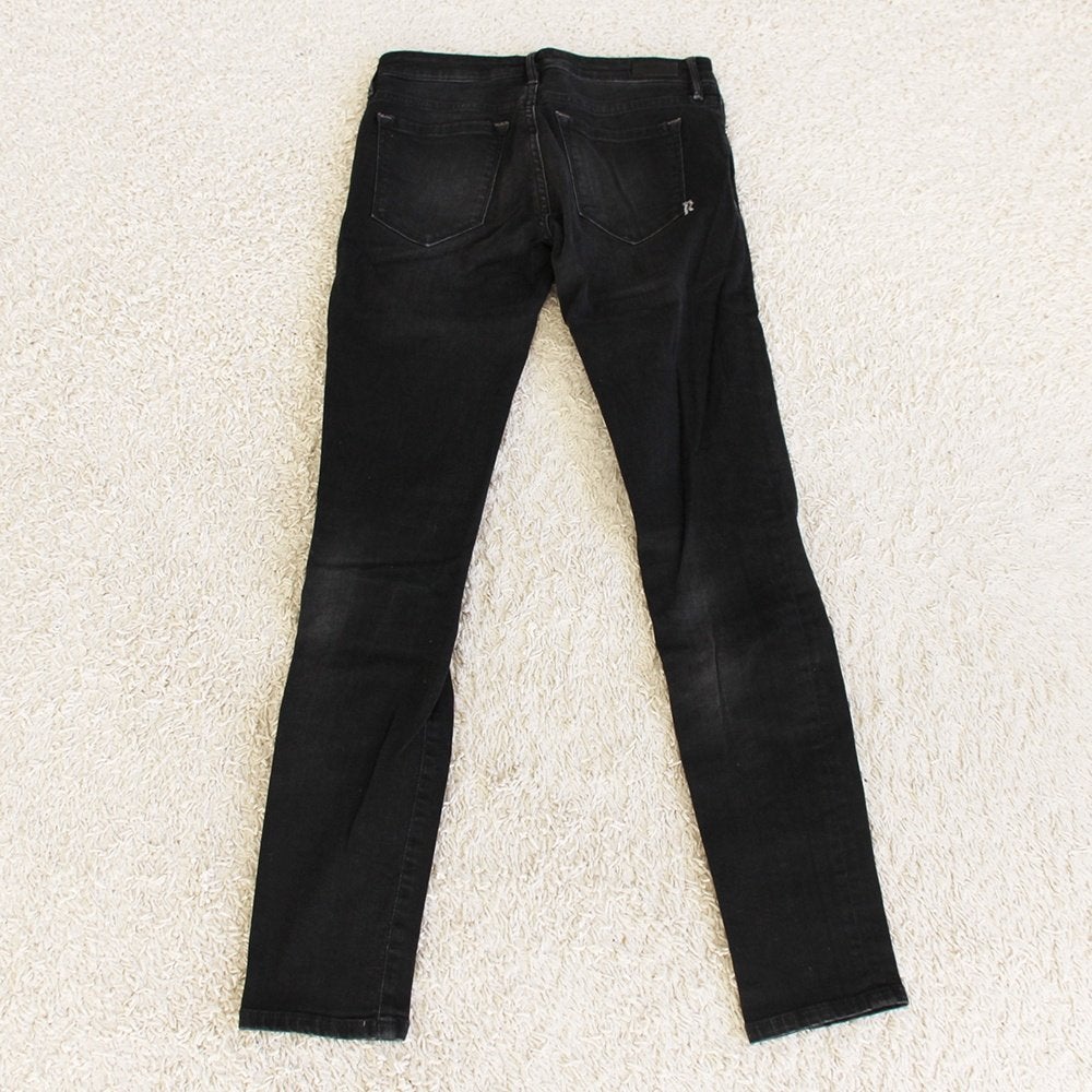 Rifle Skinny Spijkerbroek (Maat 26) - 65 € 35,-, Rifle, Zwart, Ophalen of Verzenden, Zo goed als nieuw