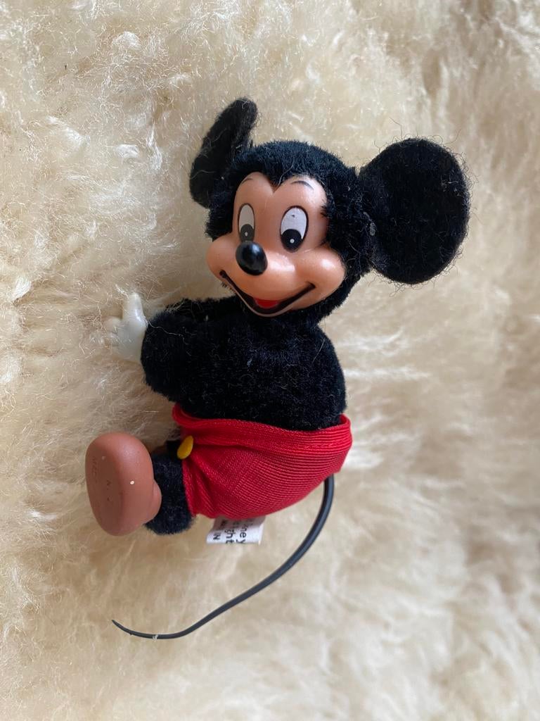 Vintage knijppoppetjes Disney Mickey Mouse en Mini Mouse, Ophalen of Verzenden, Zo goed als nieuw