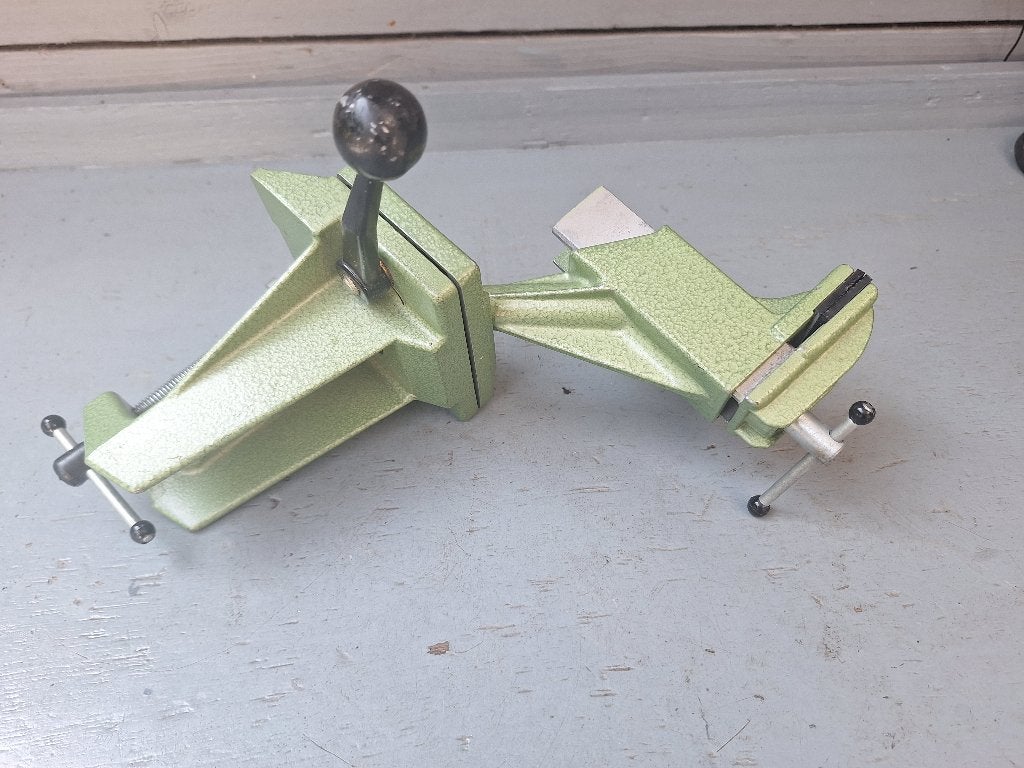 Unispann mini bankschroef, Ophalen of Verzenden, Zo goed als nieuw