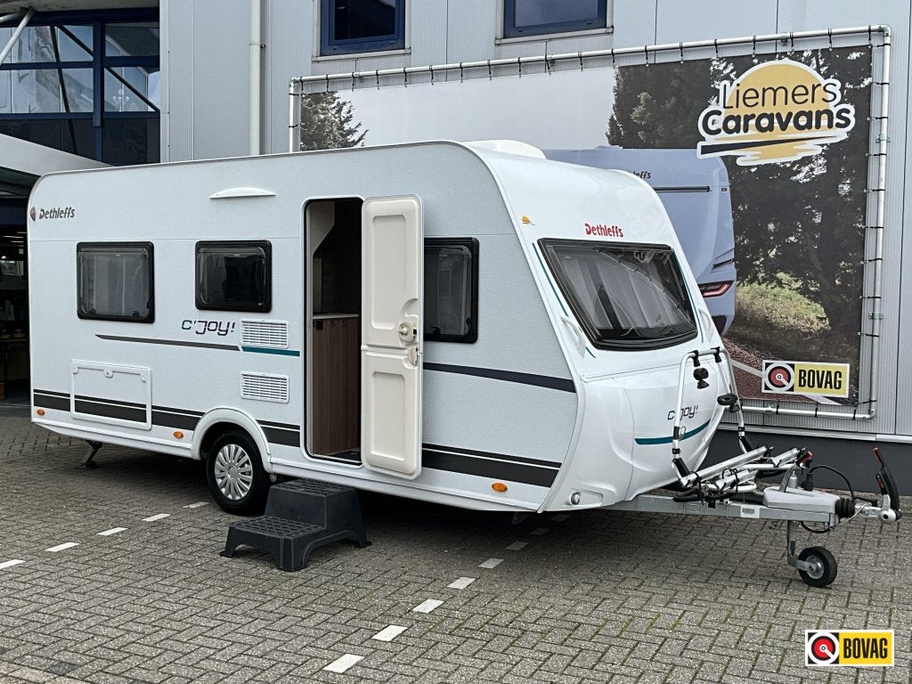Dethleffs C'Joy 460 LE MOVER-ENKELE BEDDEN-VT, Caravans en Kamperen, Standaardzit, Bedrijf, Kachel, Dethleffs