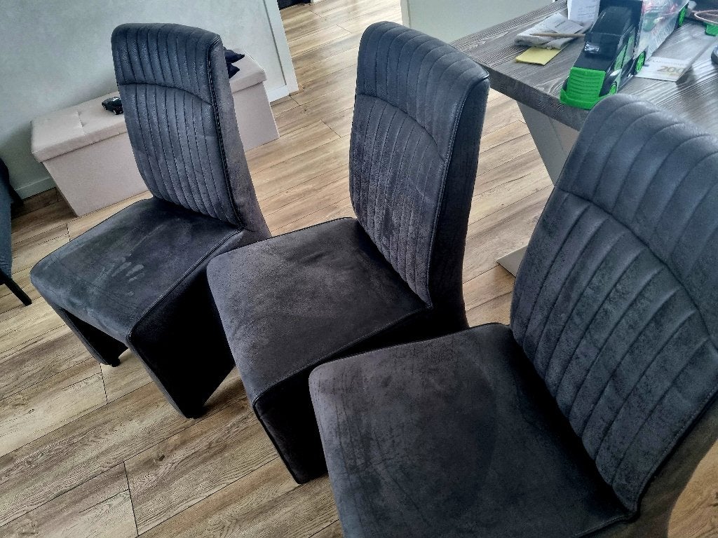 eetkamerstoelen, Ophalen, Gebruikt, Grijs, Vier