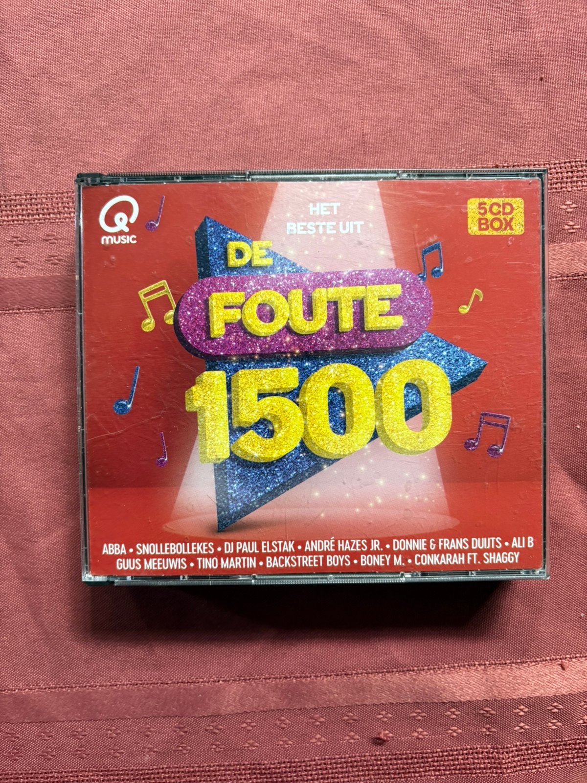 Q-Music Het Beste Uit De Foute 1500  5cd-box, Verzenden, Gebruikt, Pop, Verzamelalbum