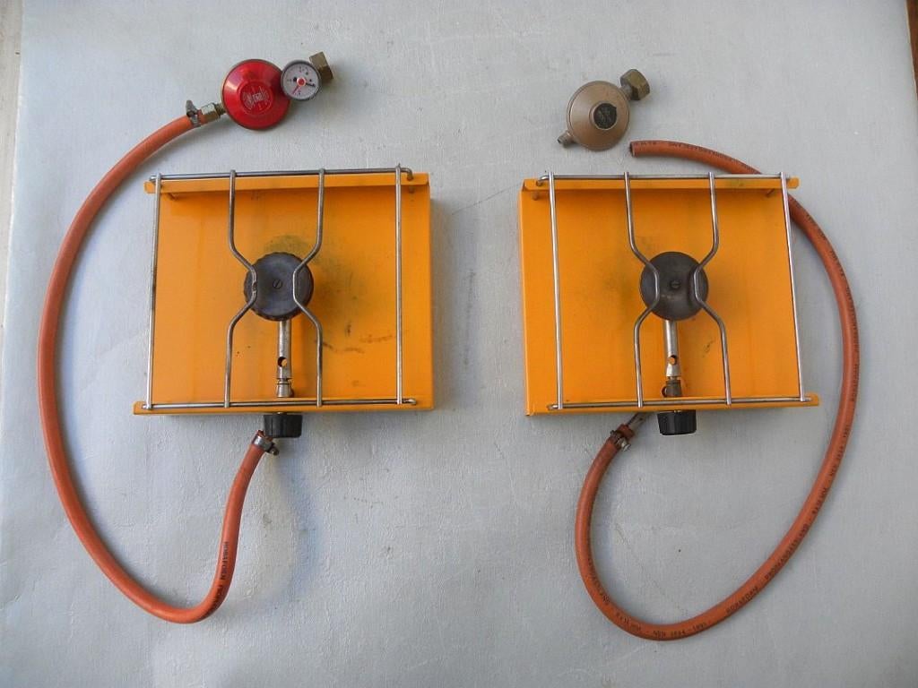Gaskookplaatjes met drukregelaar, Caravans en Kamperen, Ophalen of Verzenden